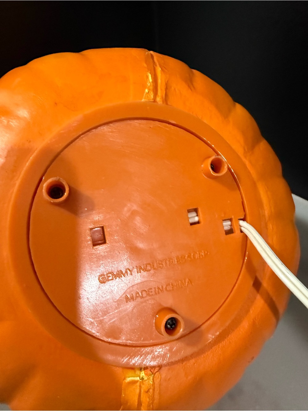 Orange Light-Up Jack-O'-Lantern Halloween Decor Gemmy Industries - Picture 4 of 5